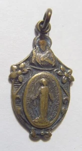 Antiker katholischer Marienschild religiöser Anhänger 53951 um 1800 - Bild 1 von 4