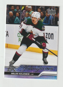 2023/24 UPPER DECK MILOS KELEMEN #211 YOUNG GUNS ROOKIE NRMT SHAPE