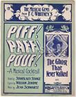 Eddy Foy Ghost That Never Walked Piff Paff Antique Sheet Music 1904