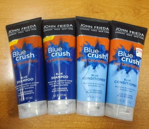 4Pk John Frieda Blue Crush Blue Shampoo & Conditioner Set 6oz ea (7238/7245) E16 - Picture 1 of 2