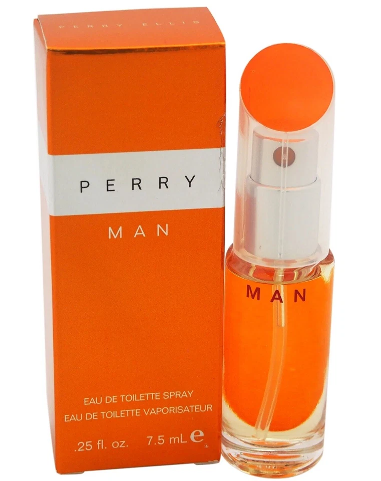PERRY MAN * Perry Ellis 0.25 oz / 7.5 ml Mini Eau De Toilette Men Cologne Spray - Image 1 of 1