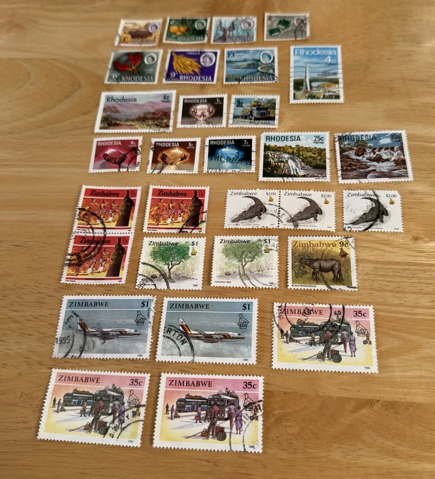 Rhodesia & Zimbabwe stamps - Image 1 of 1