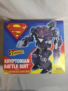 De colección DC Kenner Superman Hombre de Acero Kryptoniano Traje de Batalla Vehículo 1995 Caja Abierta - Imagen 1 de 10