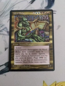 ITALIAN Nicol Bolas Legends MTG Magic the Gathering - Picture 1 of 3