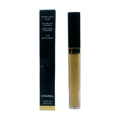Brillo de labios Chanel Rouge Coco 712 miel derretida 0,19 oz/5,5 g maquillaje belleza brillo Foto 1 de 4