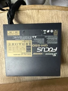 SeaSonic SSR-550FM Focus GM-550 550W 80+ Gold Semi-Modular ATX Power Supply - Picture 1 of 6