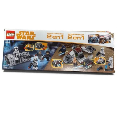 LEGO Star Wars: Super Pack 2 en 1 (66596) Caja dañada/cajas internas selladas, clonado Foto 1 de 4