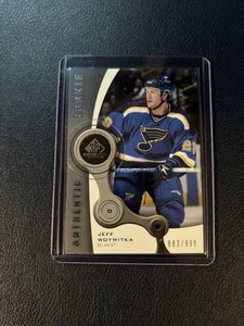 2006 SP Game Used Jeff Woywitka Authentic Rookie /999 #151 Hockey Card In Sleeve - Picture 1 of 2