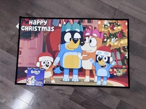 Bluey Family Weihnachten Akzent Teppich 20 Zoll x 32 Zoll Neu  - Bild 1 von 3