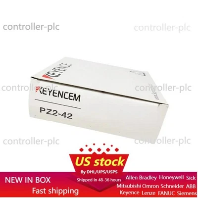 KEYENCE PZ2-42 Fiber Optic Sensors PZ242 New In Box One Free Shipping - Image 1 of 4