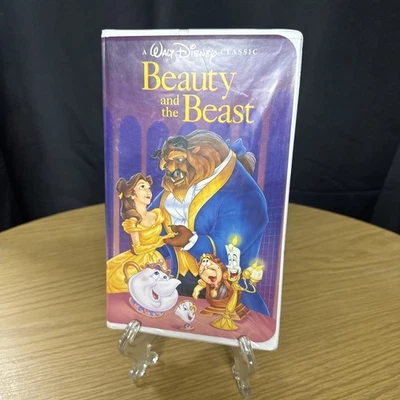 Rare Walt Disney 1992 Beauty And The Beast Black Diamond Edition 1325 VHS — 第 1/4 张图片