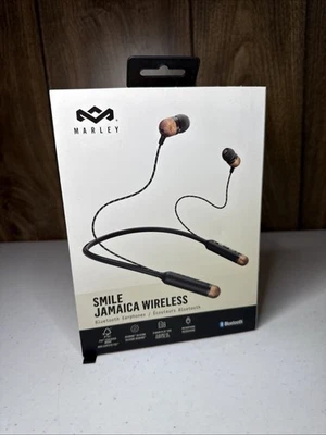 Беспроводные Bluetooth-наушники на шейной дужке House of Marley Smile Jamaica - Изображение 1 из 4