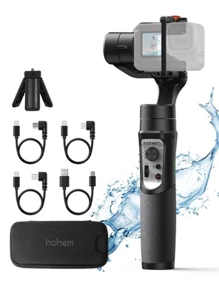 Hohem iSteady Pro 4 3 Axis Gimbal Stabilizer for Gopro Hero 13/12/11/10/9, Bl... - Image 1 of 4