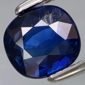 Zafiro térmico normal azul color deslumbrante 1,02 quilates Madagascar buen brillo - Imagen 1 de 4