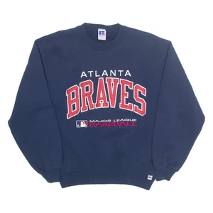 Sudadera de béisbol para hombre Russell Athletic Atlanta Braves azul EE. UU. M - Imagen 1 de 6