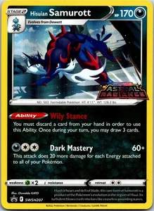 Hisuian Samurott SWSH207 - SWSH: Holo Promoción Espada y Escudo - Imagen 1 de 2