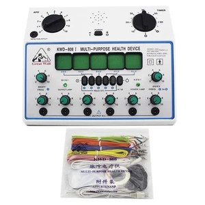 Elektrische Maschine Nerven Muskel 6 Kanäle Ausgang Pflaster Massagegerät Gesundheitswesen - Bild 1 von 23