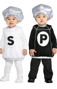 Shaker Sweeties Salt Pepper Suit Yourself Dress Up Halloween Costume Infant6-12M - Picture 1 of 13