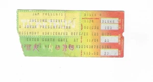 The Rolling Stones Steel Wheels Tour Concert Ticket Stub From 11/24/1981 - Picture 1 of 2