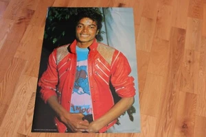 2 different 1980s Michael Jackson ORIGINAL unused color posters - Picture 1 of 12