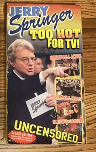Jerry Springer - Too Hot for TV (VHS, 1998) - Picture 1 of 2