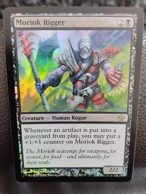 Magic The Gathering MORIOK RIGGER FOIL ENG GOOD Fifth Dawn 2004 MTG WOTC - Image 1 of 4