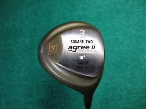Ladies Square Two Agree II Pro Titanium 3 Wood - 42" Lite Steel Shaft - Flawless - Picture 1 of 7