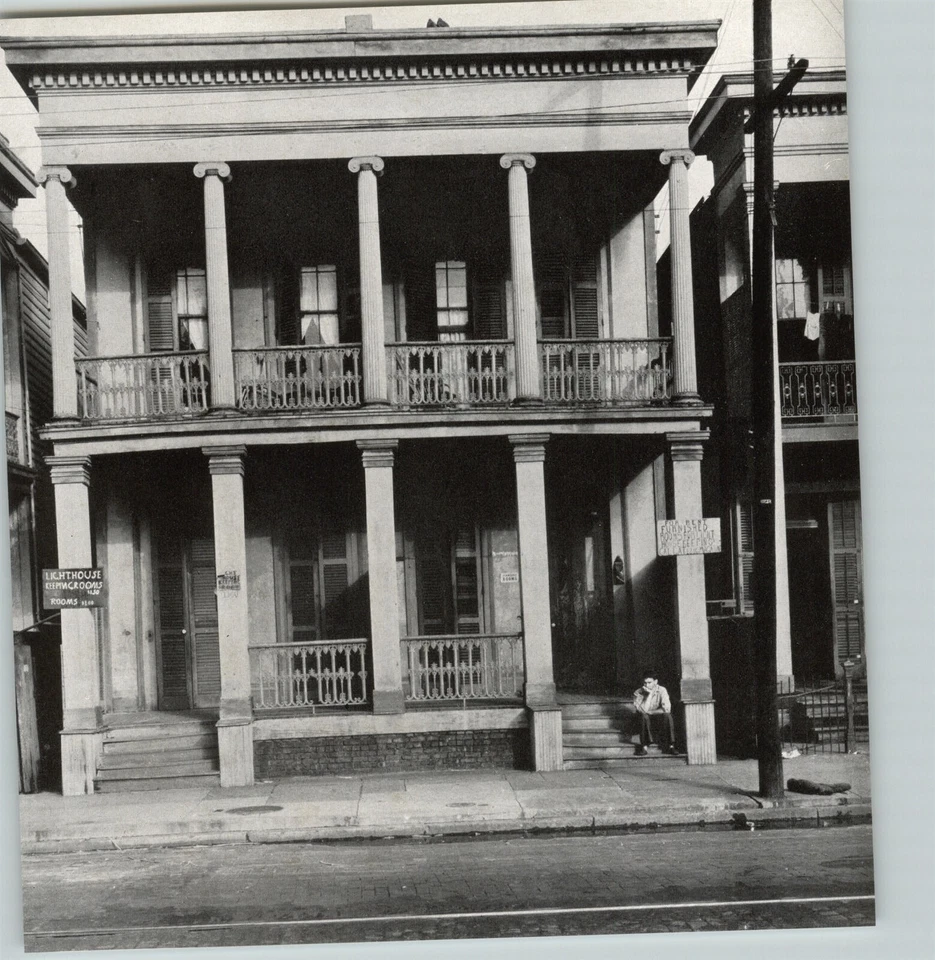 Walker Evans Americana 1938 casa de huéspedes de Nueva Orleans foto original grabado Foto 1 de 1