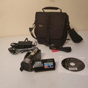 Sony Handycam DCR-SX45 Camcorder With Case And DC In Cable *No Battery Charger* - Picture 1 of 21