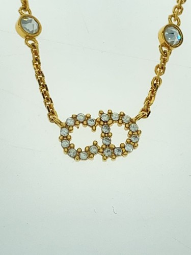 Collana donna Christian Dior Clair D Lune oro con perle usata