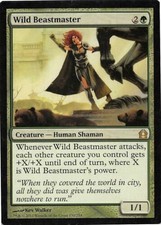 Wild Beastmaster *Rare* Magic MtG x1 Mixed Sets LP