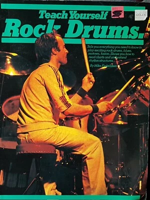 Teach Yourself Rock Drums Music Lesson Book Blues Motown Fusion Read Charts - Image 1 of 4