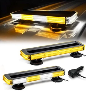 150 LED 18'' Rooftop Strobe Light Bar Emergency Warning Tow Truck Magnetic Mount - Picture 1 of 33