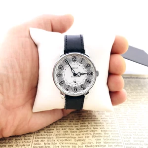 ๐ Rare Big Pobeda Vintage 2602 USSR wrist watch Soviet 1990 Service ๐ - Picture 1 of 13