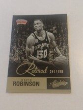 2012-13 Panini Absolute Retired #104 David Robinson 261/499 San Antonio Spurs