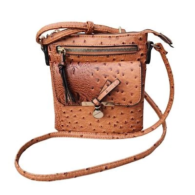 Bandolera Emperia Los Angeles imitación cocodrilo cuero vegano Foto 1 de 4