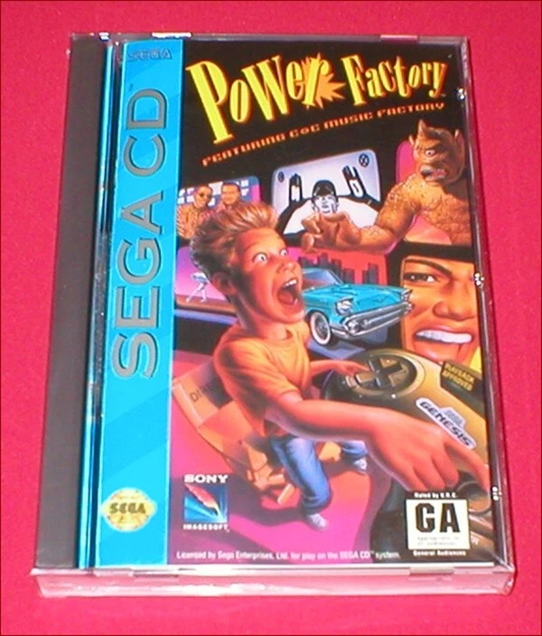 Power Factory for the Sega Genesis CD System NEW SEALED - Image 1 of 4