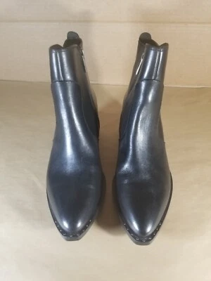 Nuevo botín de tacón negro Patricia Nash Suzanna para mujer talla 9M cremallera interior Foto 1 de 4