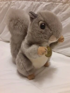 Miyoni By Aurora World 8” Gray Squirrel Plush Neck tag Stuffed Animal Toy Forest - Picture 1 of 5