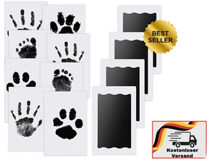 4 Stück Baby Abdruck Set, Baby Handabdruck Und Fußabdruck Clean Touch Stempelkis - Bild 1 von 8