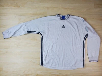 Adidas Originales Camiseta Manga Larga Hombre Camisa Tres Rayas Blanca Talla Grande Foto 1 de 4
