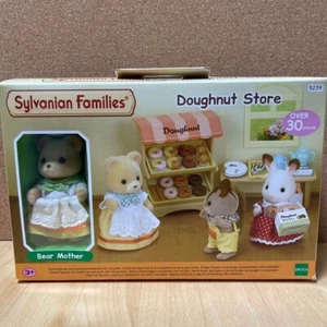 Sylvanian Families Donut Store Set 5239 Oso Madre Figura Panadería Japón - Imagen 1 de 4