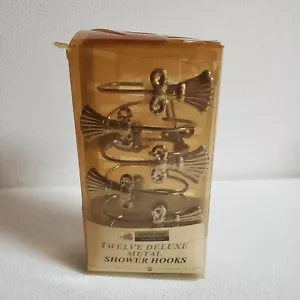 Better Homes & Gardens Shower Hooks 12 ct Package Damaged Silver Tone Metal - Picture 1 of 9