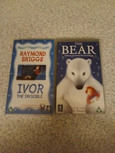 THE BEAR AND IVOR THE INVISIBLE VHS PAL UK DOUBLE Video RAYMOND BRIGGS 2001/2002 - Bild 1 von 11