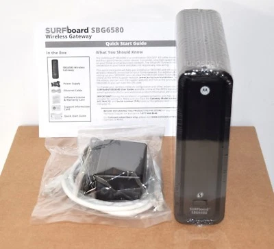 Motorola SBG6580 DOCSIS 3.0 Wireless Cable Modem Router Gateway Comcast Xfinity - Image 1 of 4