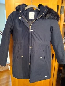 Mayoral Kids Girls Winter Spring Zip Up Jacket Coat Size 7/8 - Picture 1 of 9