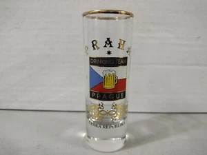 Vintage Praha Trinkteam Prag Ceska Republika Schnapsglas Tschechische Republik Böhmen - Bild 1 von 6