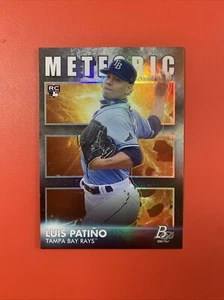 2021 Bowman Platinum Luis Patino Meteoric RC Tampa Bay Rays #MET-18 Rookie Card - Picture 1 of 2