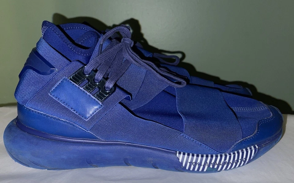 Adidas Y-3 Qasa High Blue Men Size US 10.5 YOHJI YAMAMOTO Athletic Sneakers - Image 1 of 4