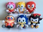 Peluche Sonic the Hedgehog Tails Knuckles Shadow Amy 6 pouces en peluche jouet sous licence SEGA